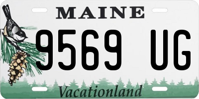 ME license plate 9569UG