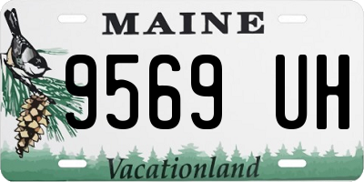 ME license plate 9569UH