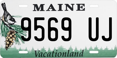 ME license plate 9569UJ
