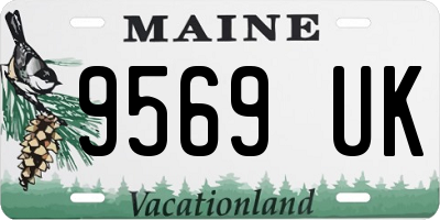 ME license plate 9569UK