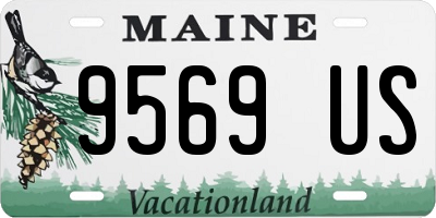 ME license plate 9569US