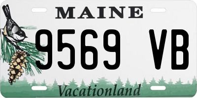 ME license plate 9569VB