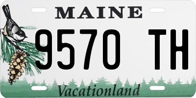 ME license plate 9570TH