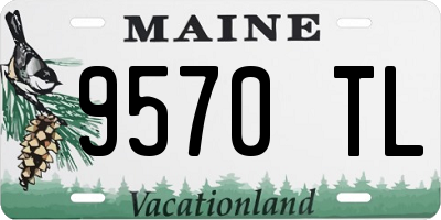 ME license plate 9570TL