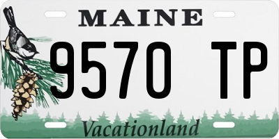 ME license plate 9570TP