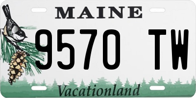 ME license plate 9570TW