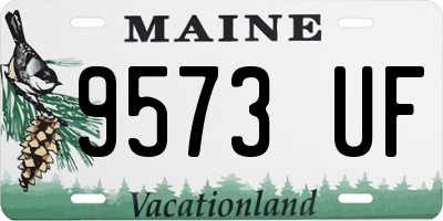 ME license plate 9573UF