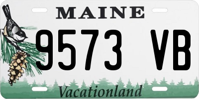 ME license plate 9573VB