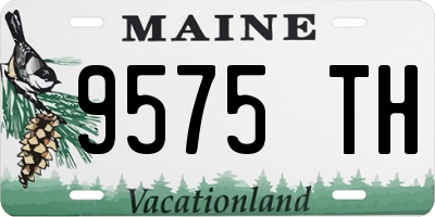 ME license plate 9575TH