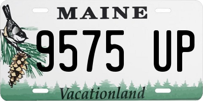 ME license plate 9575UP