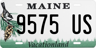 ME license plate 9575US
