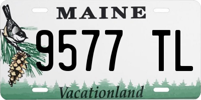 ME license plate 9577TL