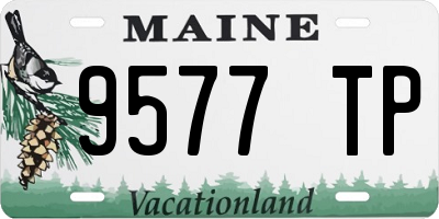 ME license plate 9577TP