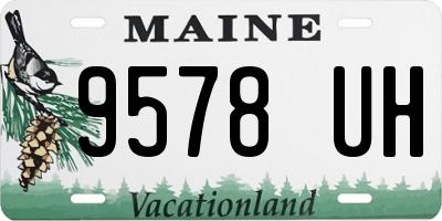 ME license plate 9578UH