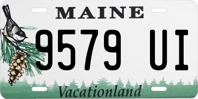 ME license plate 9579UI