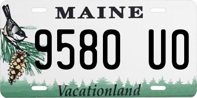 ME license plate 9580UO