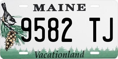 ME license plate 9582TJ