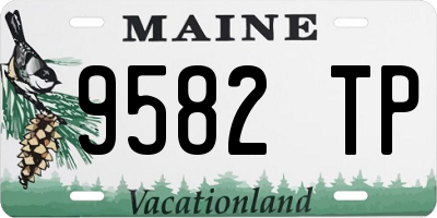 ME license plate 9582TP