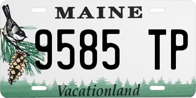 ME license plate 9585TP