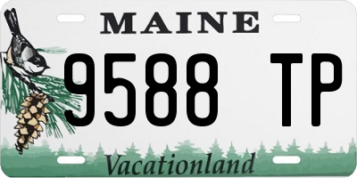 ME license plate 9588TP