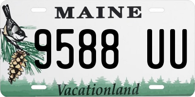 ME license plate 9588UU