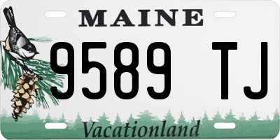 ME license plate 9589TJ