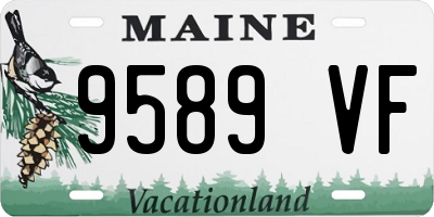 ME license plate 9589VF