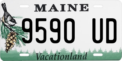 ME license plate 9590UD