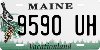 ME license plate 9590UH