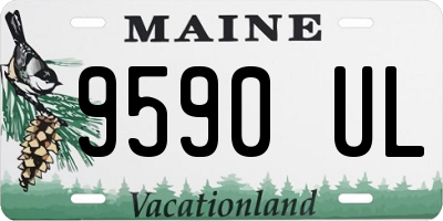 ME license plate 9590UL