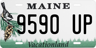 ME license plate 9590UP