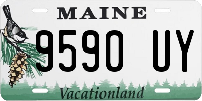 ME license plate 9590UY