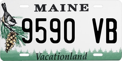 ME license plate 9590VB