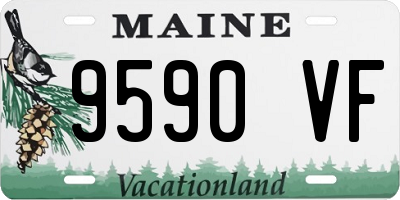 ME license plate 9590VF