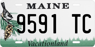 ME license plate 9591TC