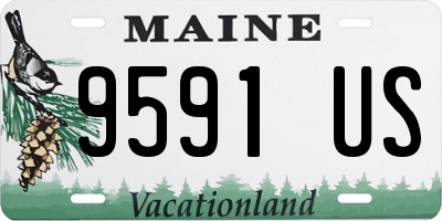ME license plate 9591US