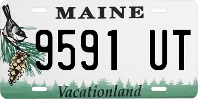 ME license plate 9591UT