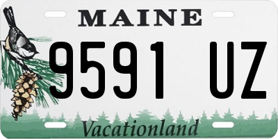ME license plate 9591UZ