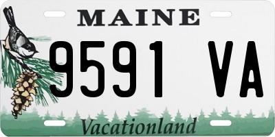 ME license plate 9591VA
