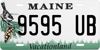 ME license plate 9595UB