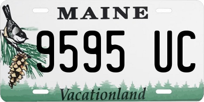 ME license plate 9595UC
