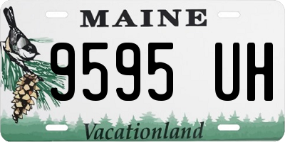 ME license plate 9595UH
