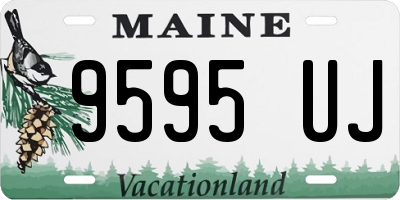 ME license plate 9595UJ