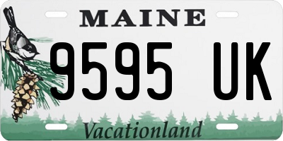 ME license plate 9595UK