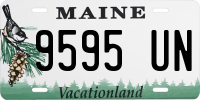 ME license plate 9595UN