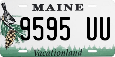 ME license plate 9595UU