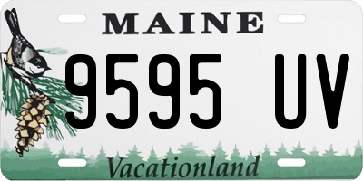ME license plate 9595UV