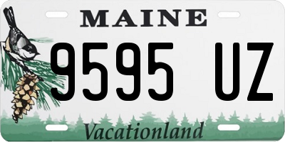ME license plate 9595UZ
