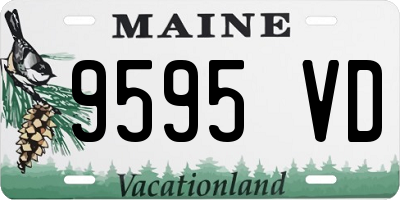 ME license plate 9595VD