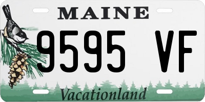 ME license plate 9595VF